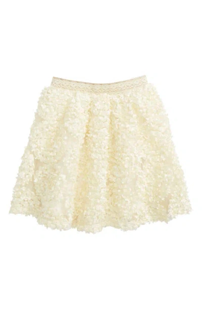 Truly Me Kids' Frill Trim Tutu Skirt In Cream