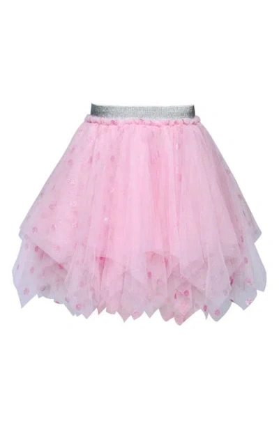 Truly Me Kids' Fairy Layered Hem Tutu Skirt In Pink