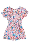 Truly Me Kids' Floral Print Romper