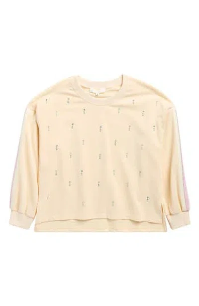 Truly Me Kids' Gemstone Sweatshirt In Gray