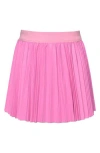 TRULY ME TRULY ME KIDS' PLEATED FAUX LEATHER SKIRT