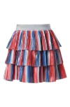 TRULY ME TRULY ME KIDS' TRICOLOR TIERED SKIRT
