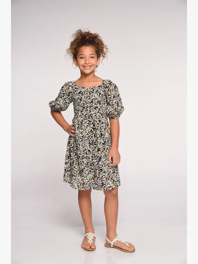 Truly Me Kids' Little L Big L Tween Girls Daisy Floral Dress In Multi