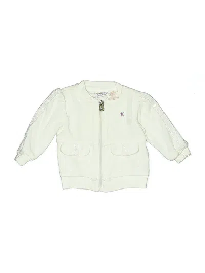 Pre-owned Truly Scrumptious By Heidi Klum Babies' Cardigan Sweater In White