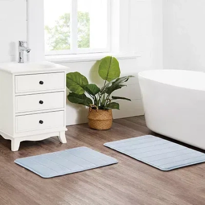 TRULY SOFT 2-PC. MEMORY FOAM BATH RUG SET