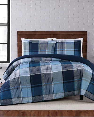 Truly Soft 3pc Comforter Set In Blue