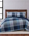 Truly Soft Trey Plaid Quilt Sets In Multi
