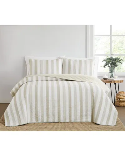 TRULY SOFT TRULY SOFT AIDEN STRIPE QUILT SET