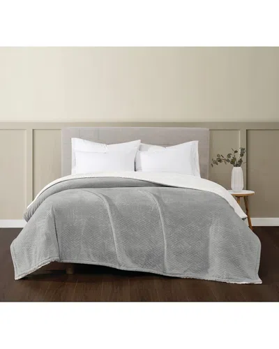 Truly Soft Basket Carved Fluffy Blanket