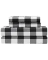 Truly Soft Buffalo Check Flannel Sheet Set