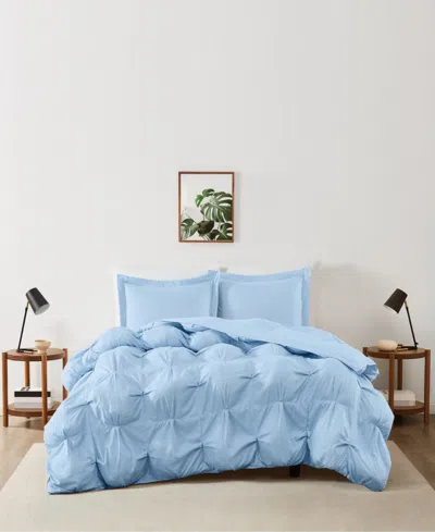 Truly Soft Cloud Puffer 2 Piece Comforter Set, Twin/twin Xl In Blue