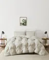 Truly Soft Cloud Puffer 3 Piece Comforter Set, Full/queen In Beige