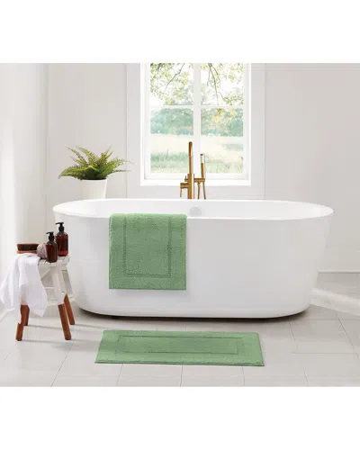 Truly Soft Cloud Set Of 2 Bath Rugs In Green