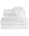 Truly Soft Cloud Solid 6pc Towel Set In White