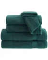 Truly Soft Cloud Solid 6pc Towel Set In Green
