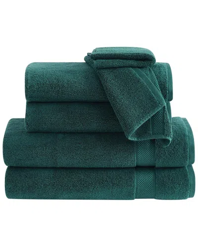 Truly Soft Cloud Solid 6pc Towel Set In Green