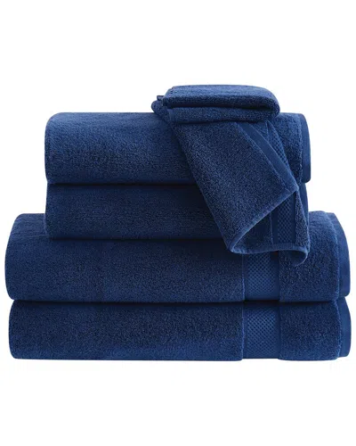 Truly Soft Cloud Solid 6pc Towel Set In Blue