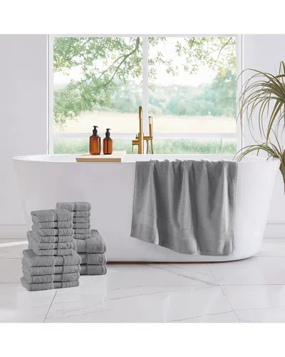 Truly Soft Complete 20pc Towel Set In Gray