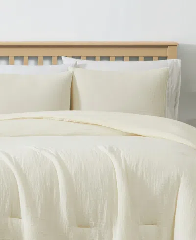 Truly Soft Cozy Gauze 2 Piece Comforter Set, Twin/twin Xl In Neutral