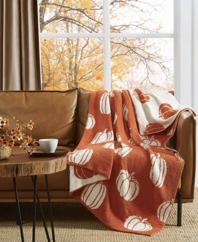 Truly Soft Cozy Reversible Throw, 50" X 70" In Brown