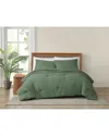 Truly Soft Crinkle Garment Wash Comforter Set