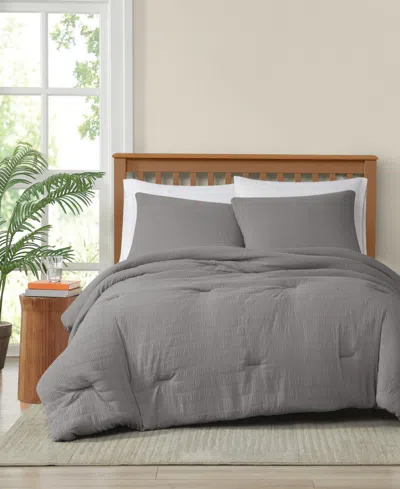 Truly Soft Crinkle Garment Wash Solid 2-pc. Comforter Set, Twin/twin Xl