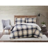 Truly Soft Cuddle Standard Polyester Comforter Set In Blue,cream