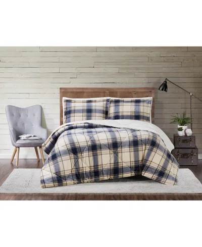 Truly Soft Cuddle Warmth Comforter Set, Full/queen In Blue