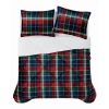 Truly Soft Cuddle Warmth Ivan Plaid Comforter Set In Multi