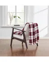 Truly Soft Cuddle Warmth Marlon Plaid Throw In Red
