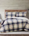 Truly Soft Cuddle Warmth Printed Plaid Comforter Set