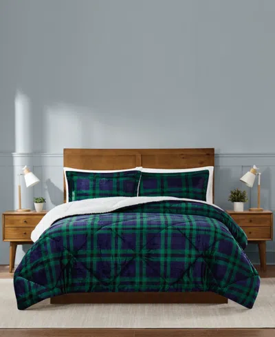 Truly Soft Cuddle Warmth Tartan Plaid 3-piece Comforter Set, King In Multi
