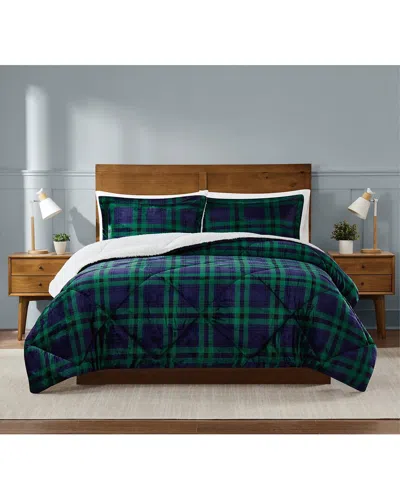 Truly Soft Cuddle Warmth Tartan Plaid Comforter Set