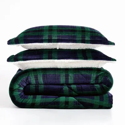 Truly Soft Cuddle Warmth Tartan Plaid Comforter Set