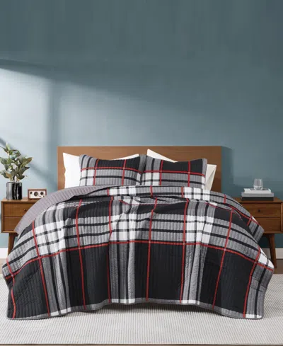Truly Soft Danbury Plaid 2-pc. Quilt Set, Twin/twin Xl In Black