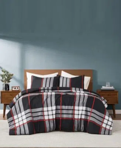 Truly Soft Danbury Plaid Duvet Sets In Black