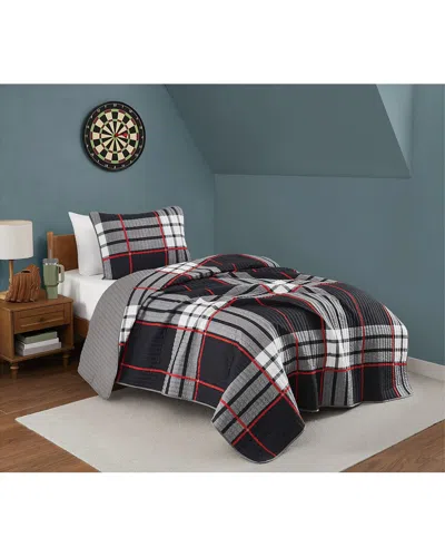 Truly Soft Danbury Plaid Quilt Set In Multi