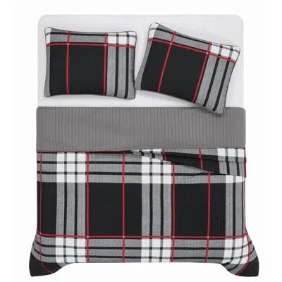 Truly Soft Danbury Plaid Quilt Set In Multi