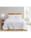 Truly Soft Textured Waffle Comforter Set