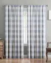 Truly Soft Everyday Buffalo Plaid Gray Drape Set
