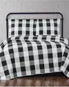 Truly Soft Everyday Buffalo Plaid Comforter Set In Black