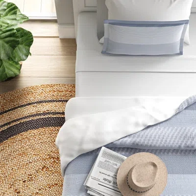 Truly Soft Everyday Multi Stripe Duvet Cover Set In Gray