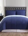 Truly Soft Everyday Reversible Navy Comforter Set