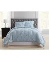 Truly Soft Everyday Pleated Removeable Cover Comforter Set