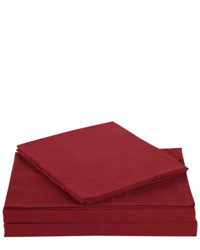 TRULY SOFT TRULY SOFT EVERYDAY RED SHEET SET