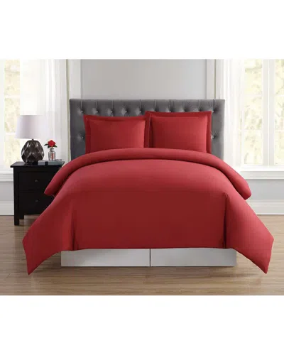 Truly Soft Everyday Removeable Cover Comforter Set In Red