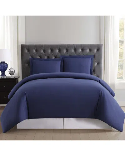 Truly Soft Everyday Removeable Cover Comforter Set In Blue