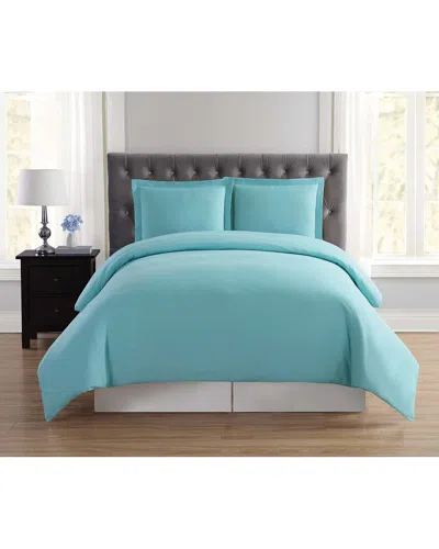 Truly Soft Everyday Removeable Cover Comforter Set In Blue