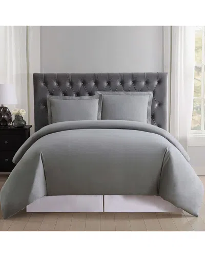 Truly Soft Everyday Removeable Cover Comforter Set In Gray