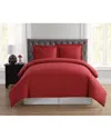 Truly Soft Everyday Comforter Set With Removeable Cover In Brown
